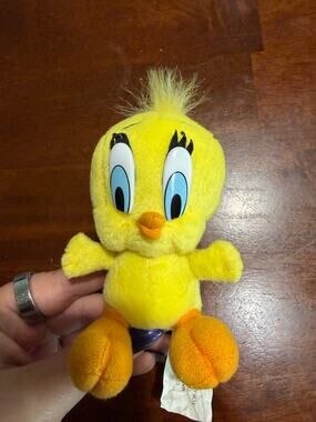 Vintage Looney Tunes Tweety Bird Plush Toy by Nanco